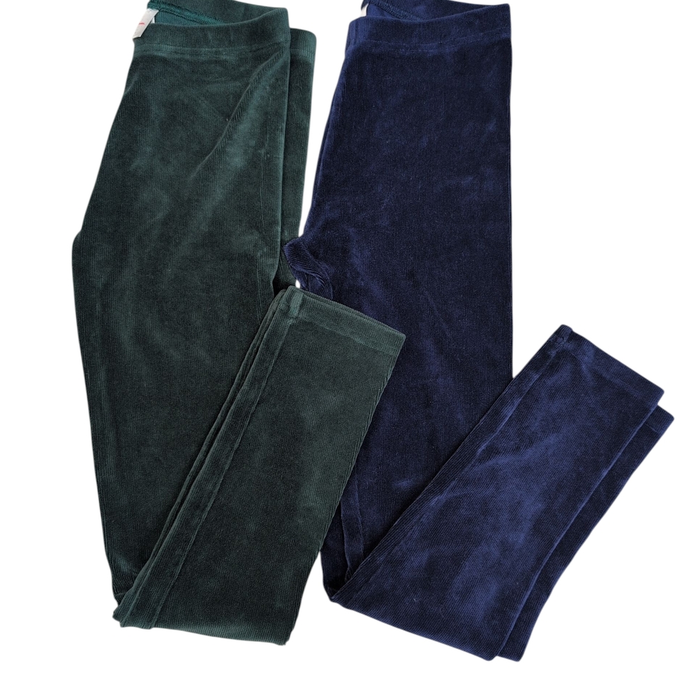 Hanna Andersson Velvet Leggings - Forest NWOT